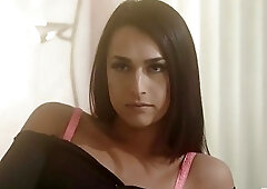 Stunning shemale bent over by her man and rammed hardcore