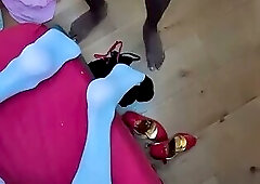 Big black cock for small white sissy ass