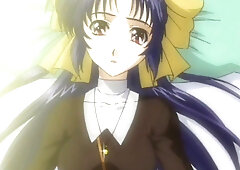 Anime babe plowed while bound