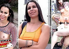 Rough Anal Fuck Makes Her Scream | Outdoor Street Casting Sex with Jessy Jey ...