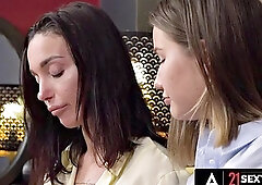 Amalia Davis, Rin Moon and Mary Frost Surrender to Forbidden Cravings for a Hardcore Threesome Pack