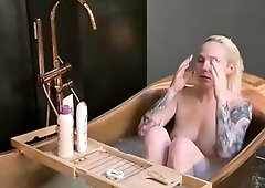 Busty Blond Punished For Her Big Boobs