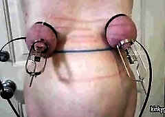 BDSM ordeal for saggy breasted slut Sarah