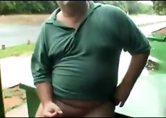 daddy and guy fucking outdoor near road 3