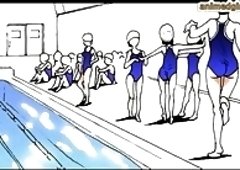 Shemale comic coed self masturbating