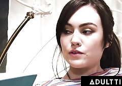 Shy college student Gizelle Blanco is bullied and gets assist from Freya Parker for math tutoring but they end up learning about 1st time lesbo sex.