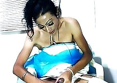 Little_ Girli_ Shemale Turns Fift-een and Celebrates by Tasting Milk Like a Bitch ll