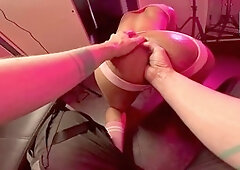 Axel Abysses' fist disappears deep between Kenchi's ass cheeks