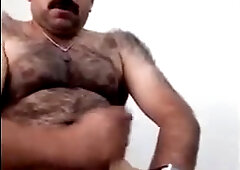 Str8 mustache married daddy play on bed 2