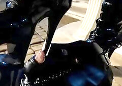 LADY SCARLET - BOOT WORSHIP AT THE PARTY