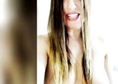 Femdom Jesus Lessons: Topless Shoshanna Blanca AKA Jesus Christ Pornstar's Message to Studs Who Ask "Did U Cum?"