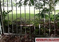 Fucked a gay twink in the park during Cruising