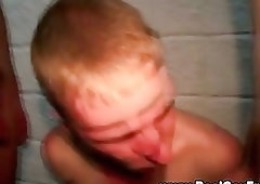 Humiliating initiation for real gays frat