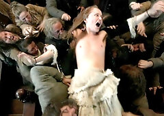 Redheaded girl Lotte shows off a whole lot(e)