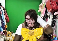 PVC Sailor Eevee Assorted Breathplay, Gags and Inflatable Tail