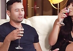 Sensual trans babe Chanel Santini has a passionate lovemaking session