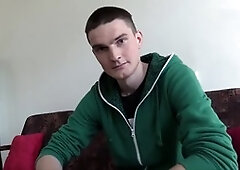 Young amateur, unexperienced, in czech