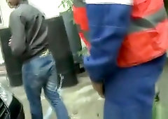 Horny impatient hunk sucks dick