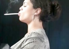 Roxanna is clothed to the nines and gives u a great smokin' show to hawt music. Next, we watch her with her off and on boyfriend Nick. This guy&#