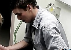 Gay jock with a foot fetish loves being at doctors
