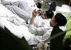 Amateur couple hidden cam