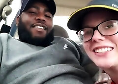 Cum slut in uniform services big black dick with her mouth