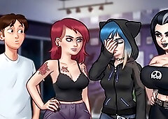 Big tit cartoon, 2d cartoon, big boobs moms