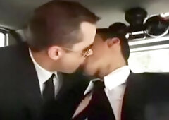 Limo driver and client fuck