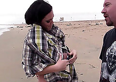 Big Butt and Tits Cougar Wife Alison Tyler talk to Cheating Fuck on Beach by Stranger in Hotel without condom