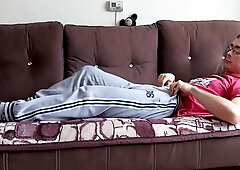 Nerdy teen 18+ Old Boy With Big Dick Jerking Off After College - Big Cumshot 8 Min