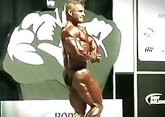 Flex Lewis Sexy Posing In A Hotel Room And Onstage