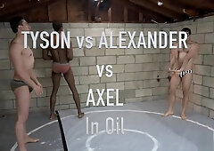 Tyson vs Alexander vs Axel Oil Match