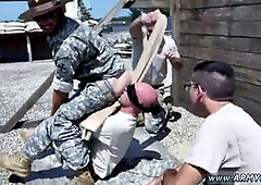 Homosexual uniformed men in gay porn engage in steamy military action